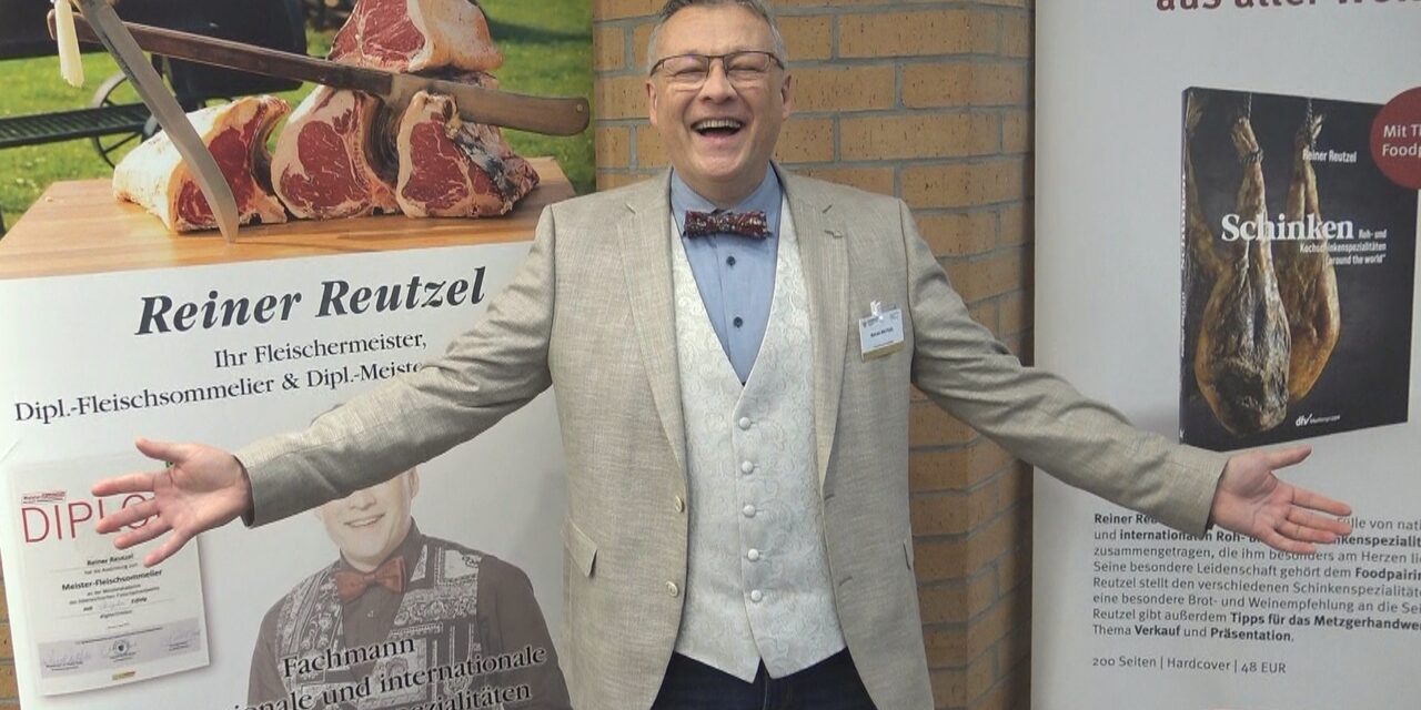 Il Presidente onorario Reiner Reutzel, svela il mondo dei salumi al Frankfurt International Trophy